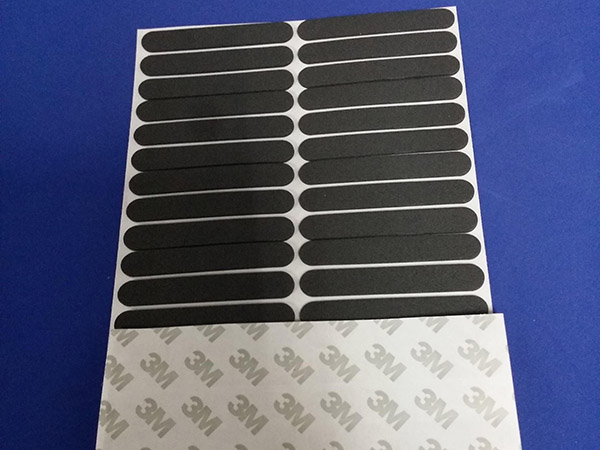 A mat with a rubber backing on the back